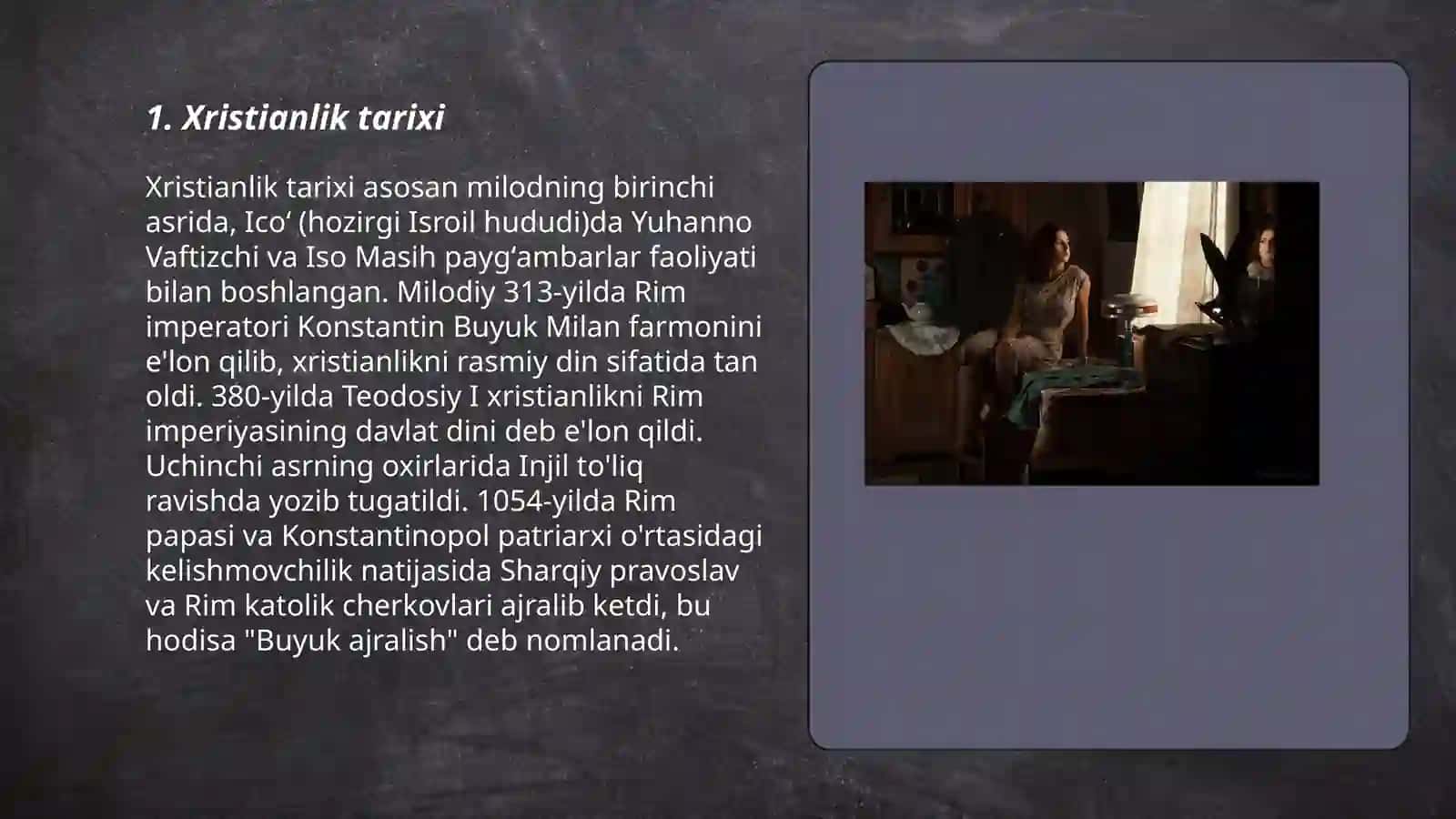 Xristianlik tarixi 3