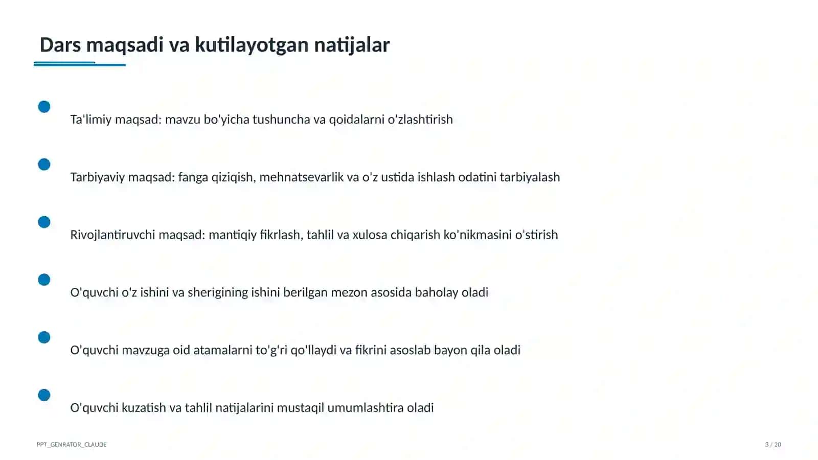 O'zbekiston transporti va aloqa tizimi (9-sinf) 3