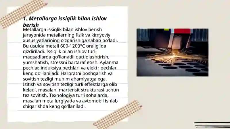 Metallarga ishlov berish 3