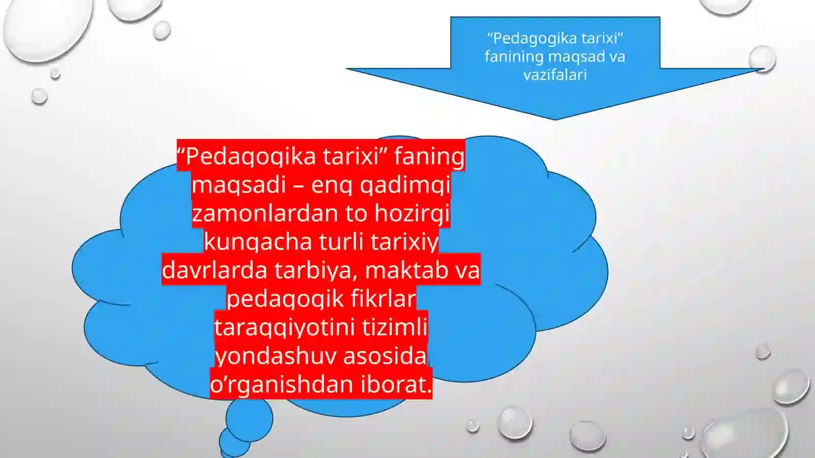 Pedagogika tarixi fan sifatida. Eng qadimgi davrlardan VII asrgacha ta’lim-tarbiya va pedagogik fikrlar 3
