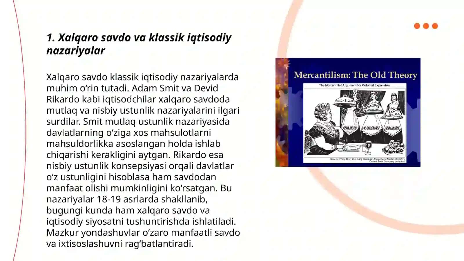 Xalqaro savdo va klassik iqtisodiy nazariyalar 3