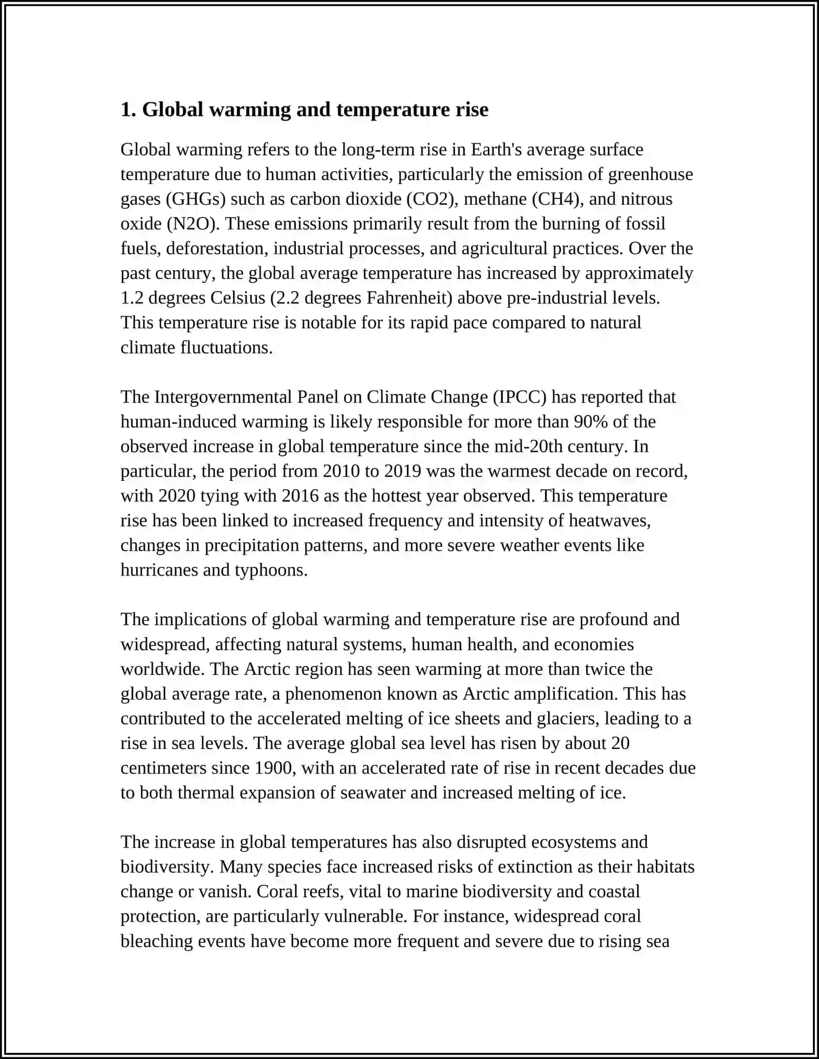 ENVIRONMENTAL CHANGES AROUND THE WORLD 3