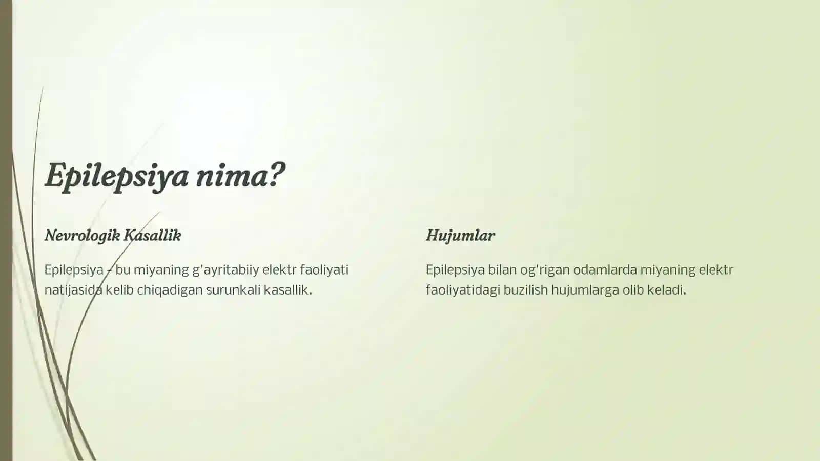Eplepsiya va unga qarshi vositalar 3