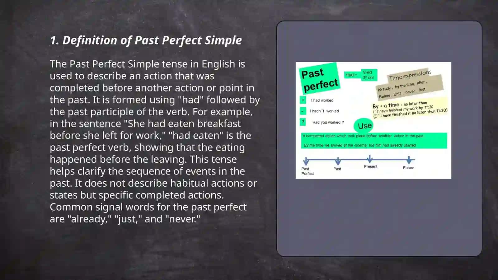 Past perfect simple 3