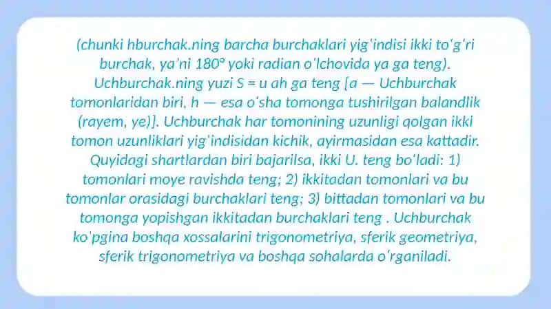 Turli shakllar yuzasini topishga doir masalalar 3