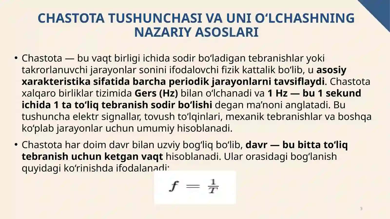 Chastotani o‘lchash asboblarining turlari va ishlash prinsiplari 3
