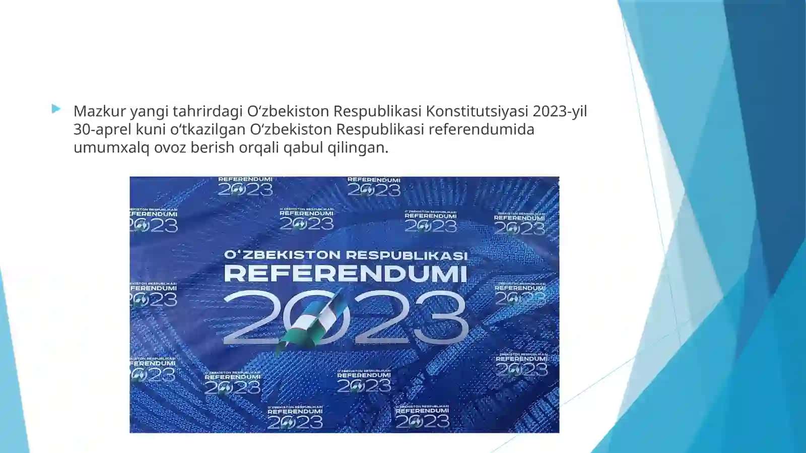 Yangitahrirdagi O’zbekiston Respublikasining Konstitutsiyasining qabul qilinishi va unga bo'lgan zarurat 3