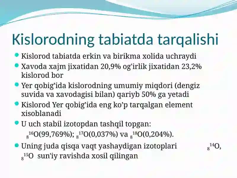 Kislorod 3