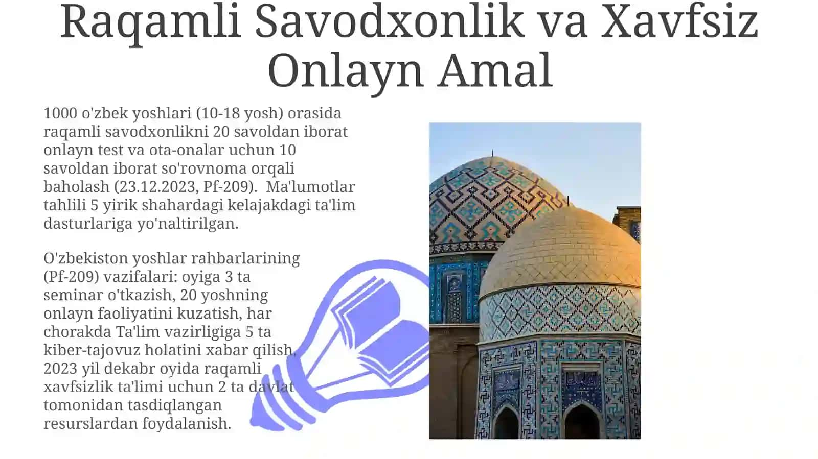 Raqamli Savodxonlik va Xavfsiz Onlayn Amal 3