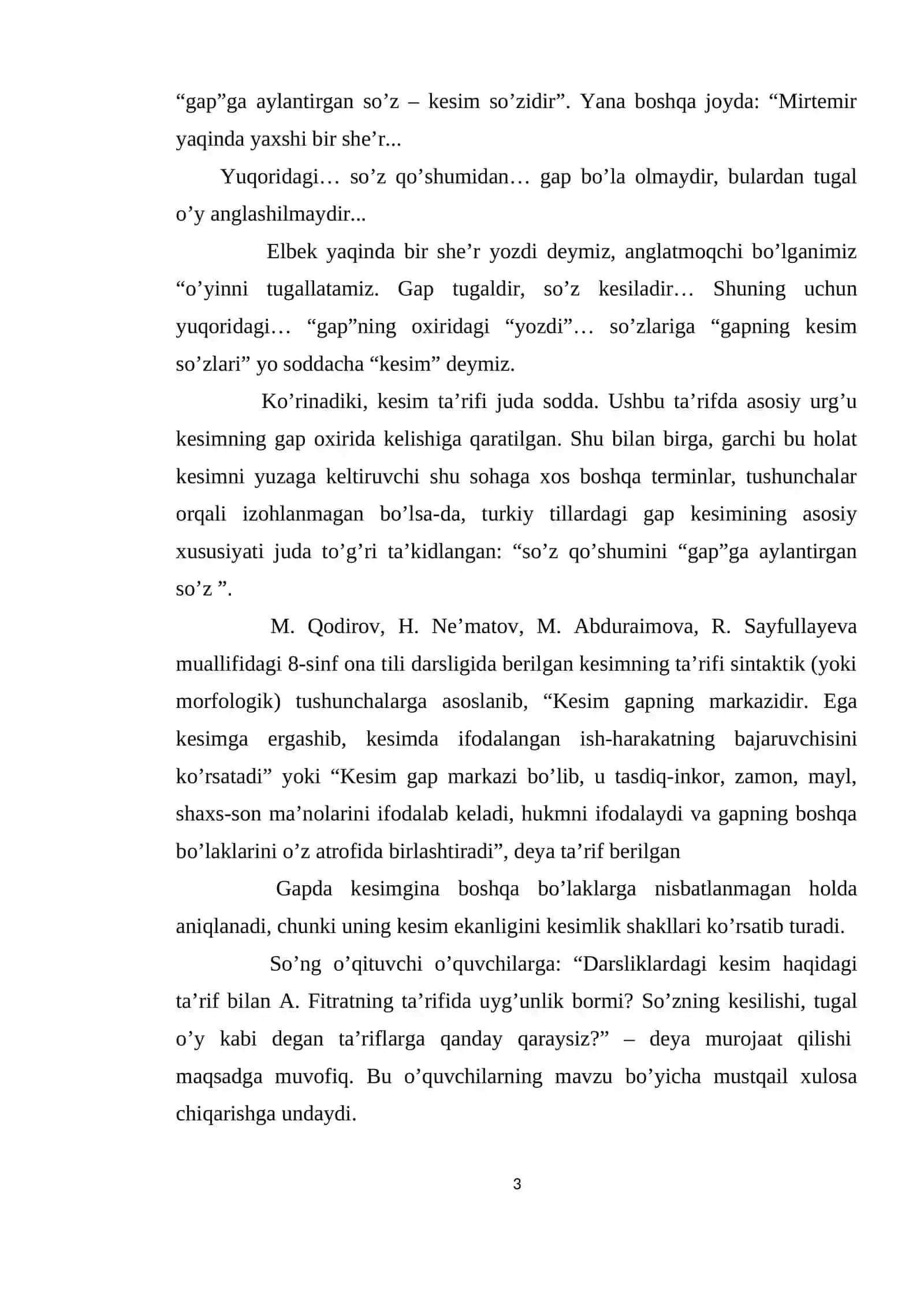 KESIM VA UNING O'ZBEK TILSHUNOSLIGIDAGI TADQIQ 3
