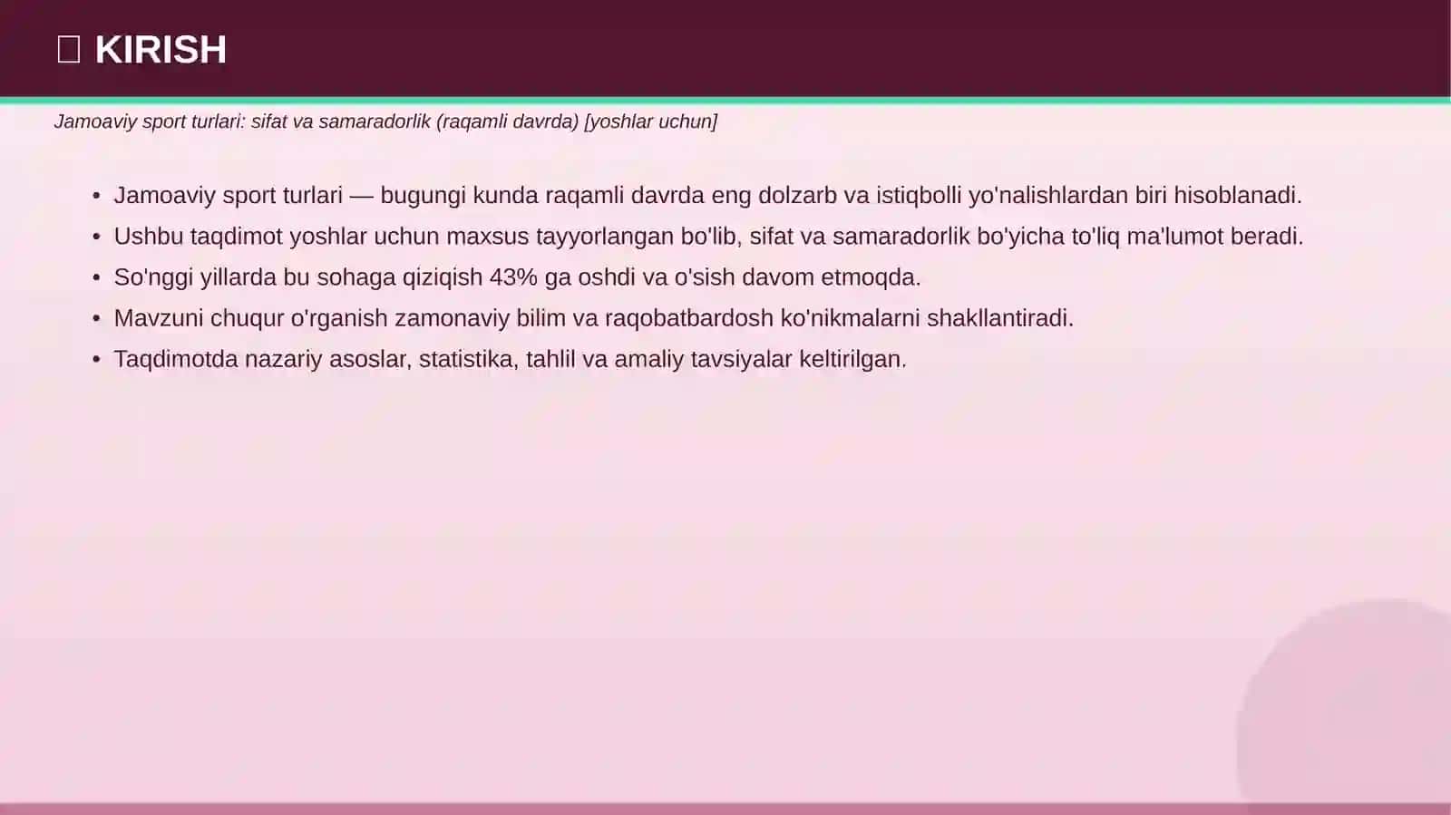 Jamoaviy sport turlari: sifat va samaradorlik (raqamli davrda) [yoshlar uchun] 3