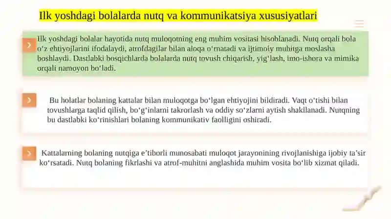 Ilk yoshdagi bolalar nutqining kommunikativ vosita sifatida rivojlanishi 3