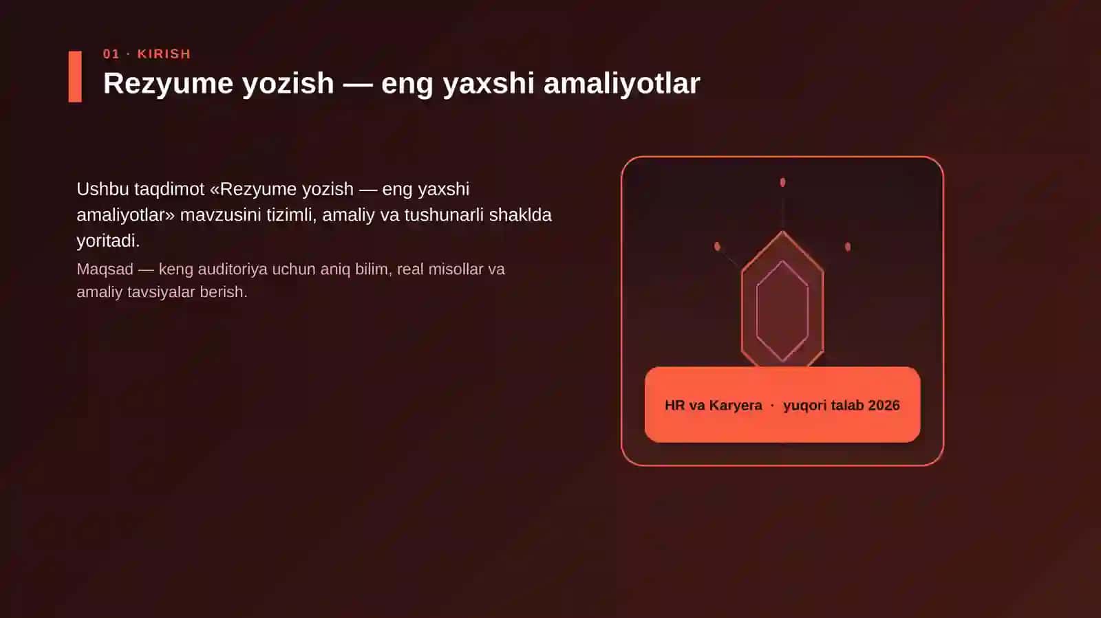 Rezyume yozish — eng yaxshi amaliyotlar 3
