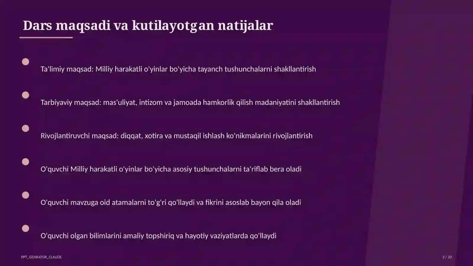 Milliy harakatli o'yinlar (4-sinf) 3