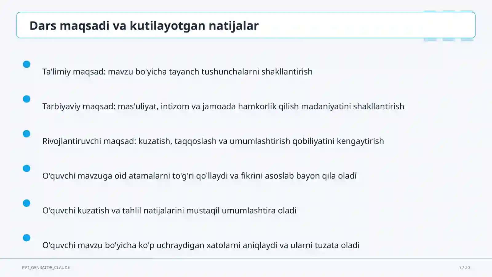 PISA tadqiqoti va matematik savodxonlik 3