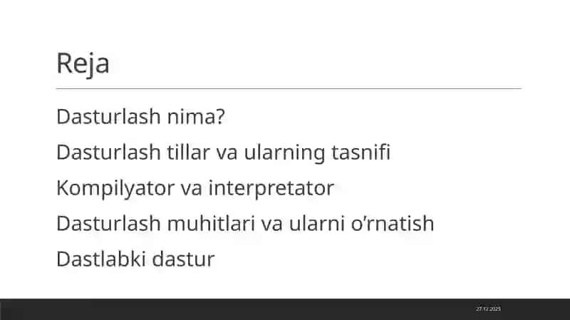 Dasturlash 1fani 3