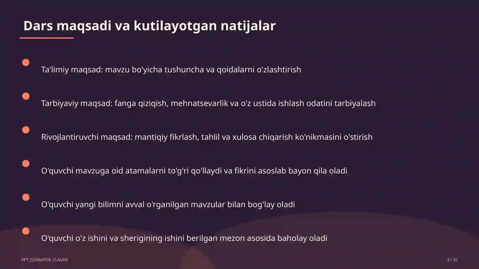 Iqtisodiyot va biznes - 9-11-sinflar uchun yangi fan: mazmuni va dars misollari 3