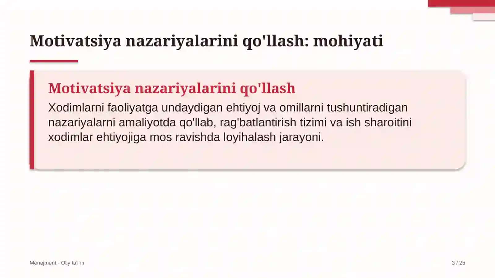 mol bozorlarida motivatsiya nazariyalarini qo'llash 6207 3
