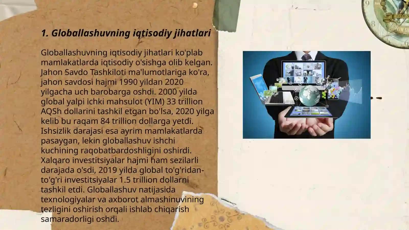 Globallashuvning iqtisodiy jihatlari 3