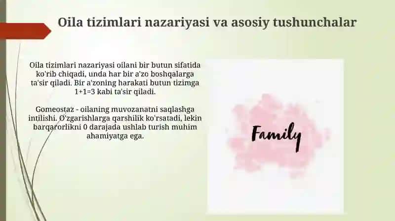 Oilaviy munosabatlar psixologiyasi 3