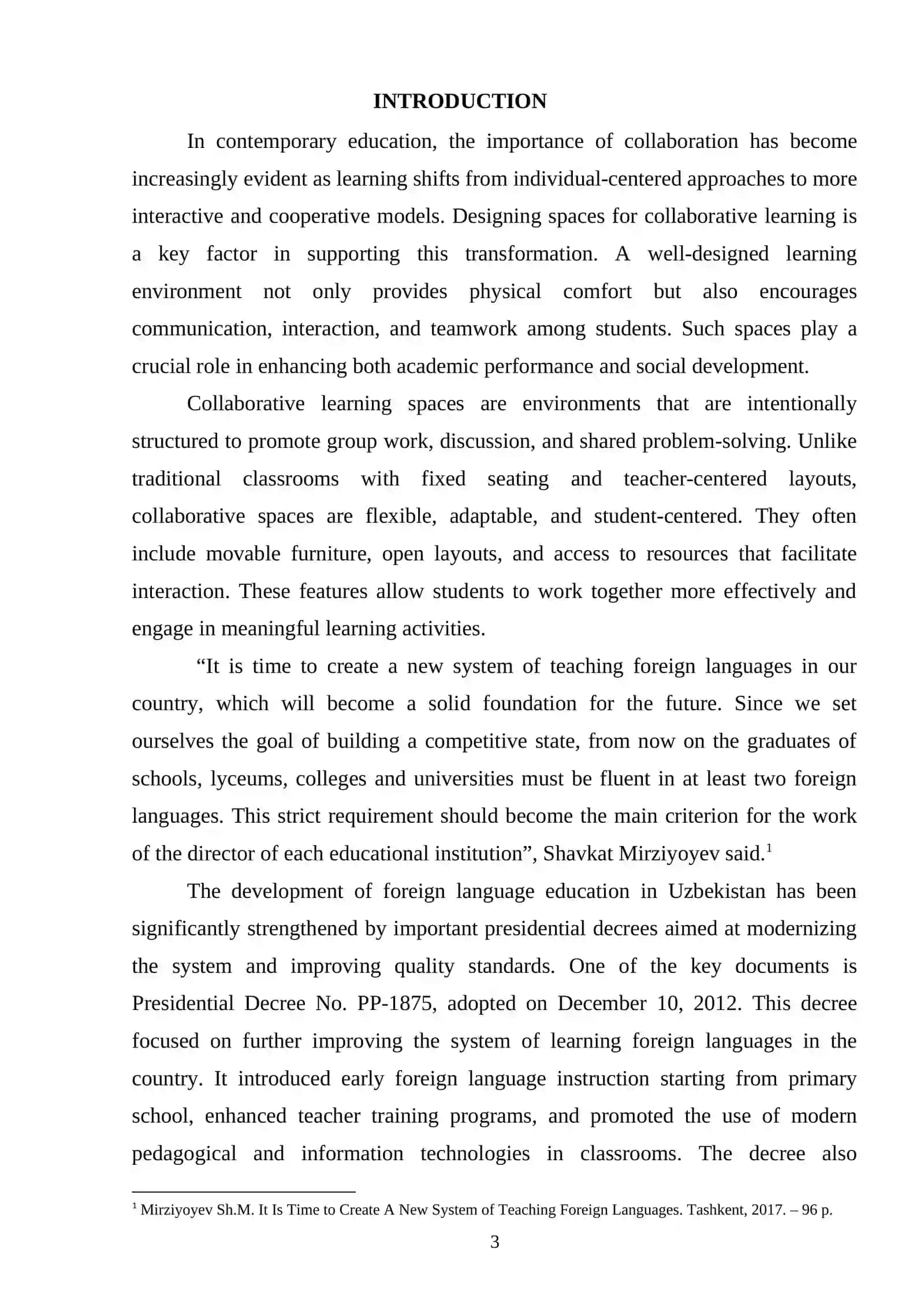 Course Paper on Designing spaces for Collaborative Learning 3