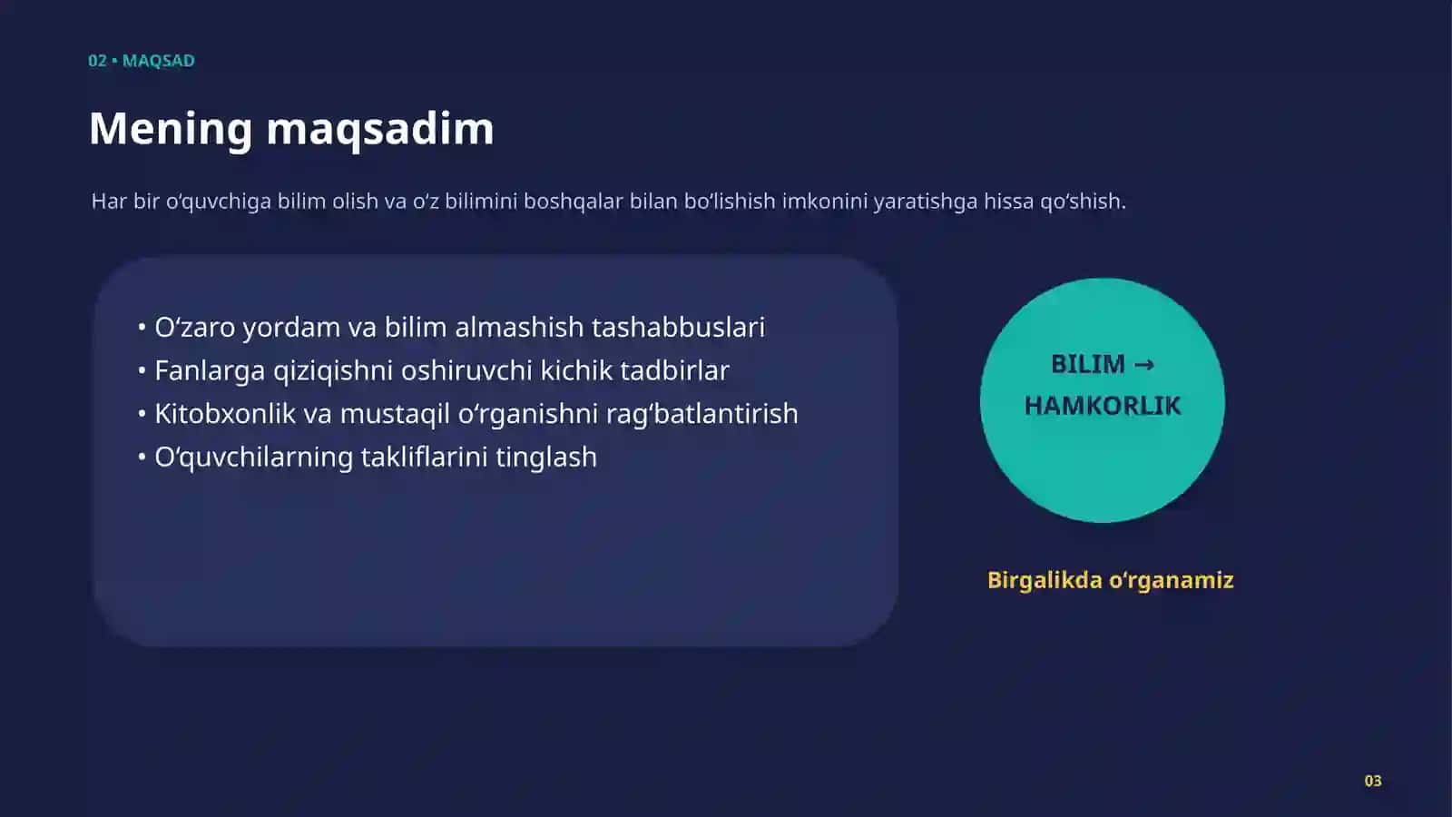 51-MAKTAB • O‘QUVCHILAR KENGASHI SAYLOVI TA’LIM KOORDINATORI 3
