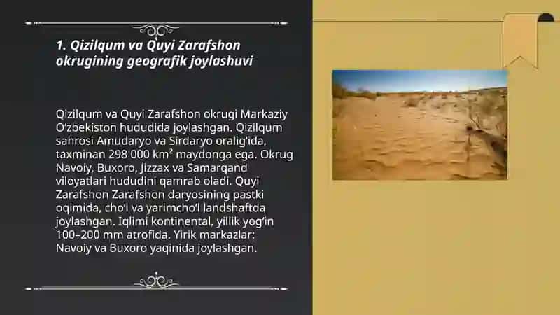Qizilqum va quyi zarafshon okrugi 3