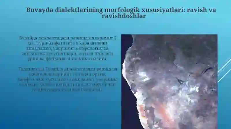 Buvayda Tuman Shevalari Morfologiyasi 3