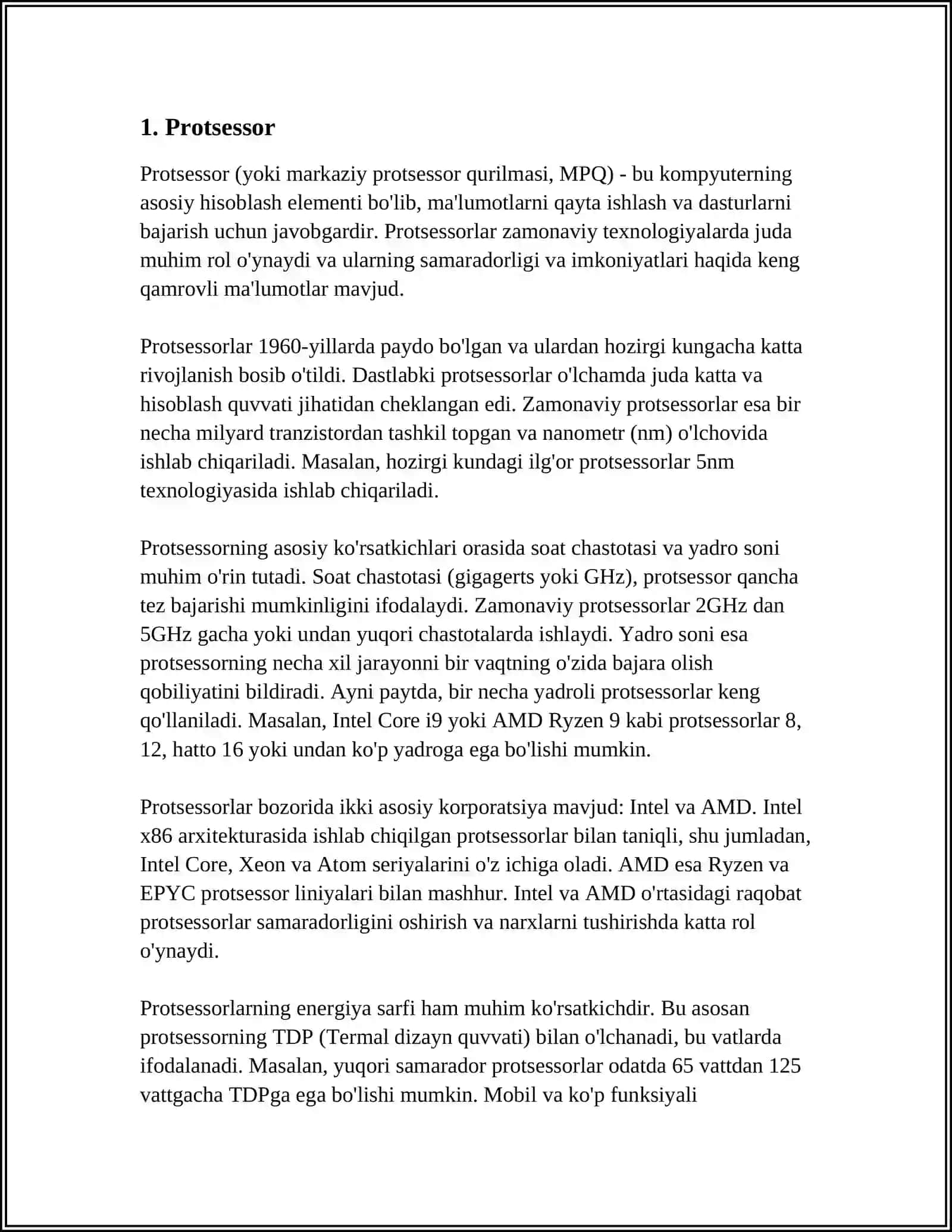 Protsessor 3