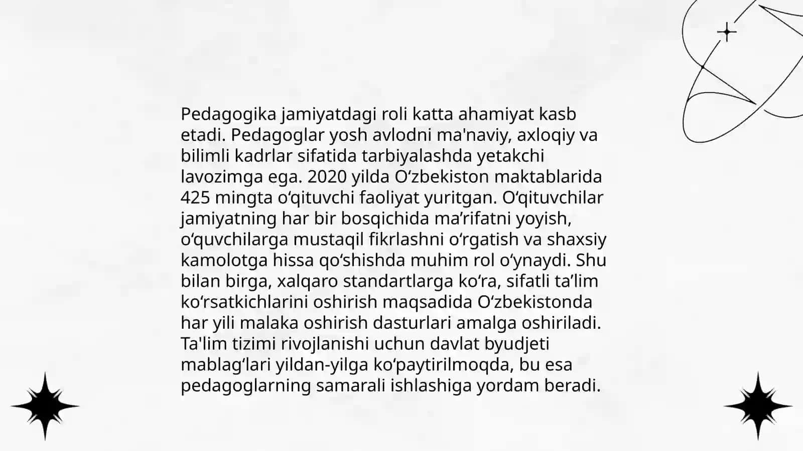 Pedagog va uning mehnati haqida buyuk allomalarning fikrlari 3