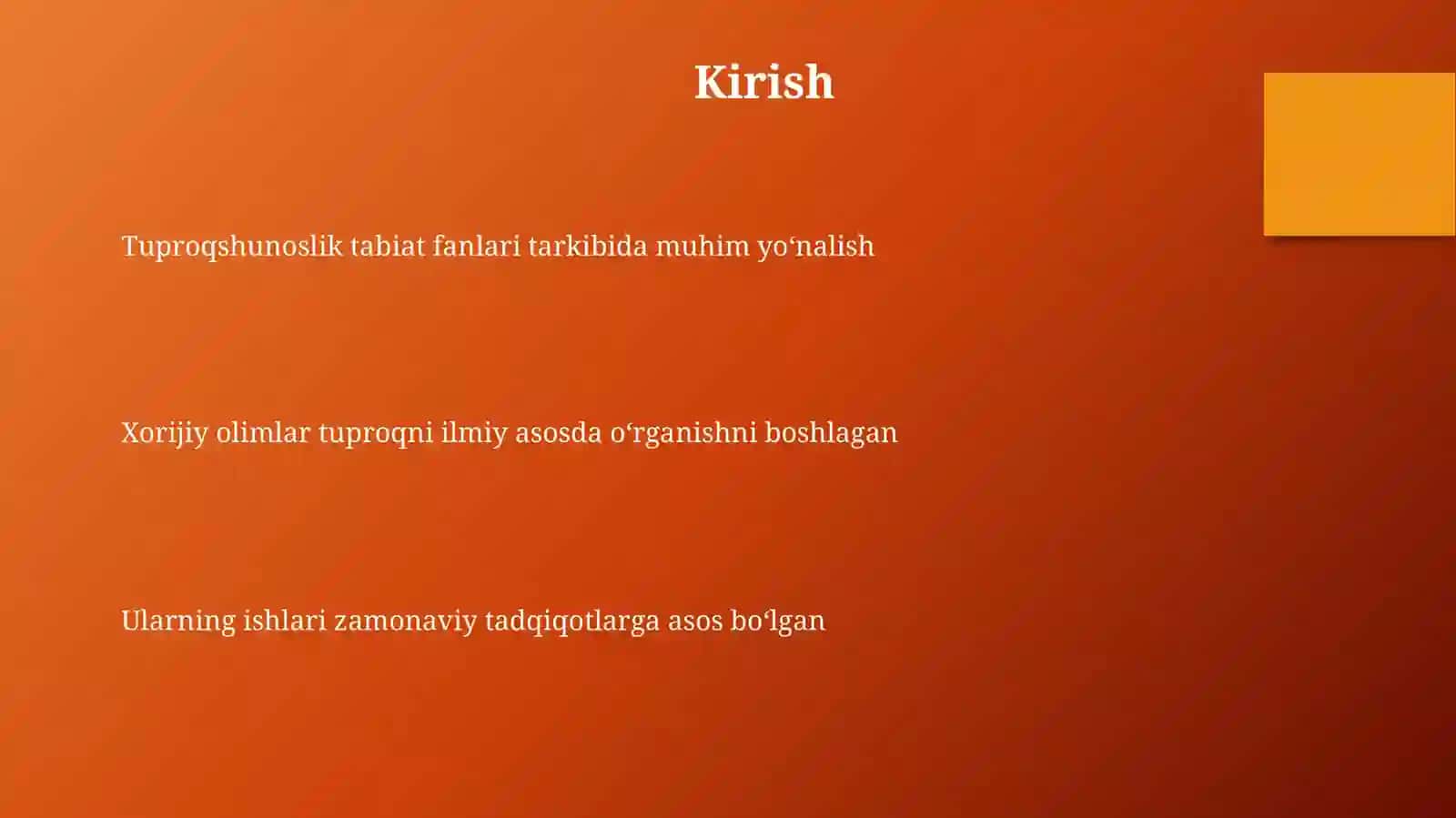 Tuproqlarnitadqiqetishdaxorijiyolimlarninghissasi 3