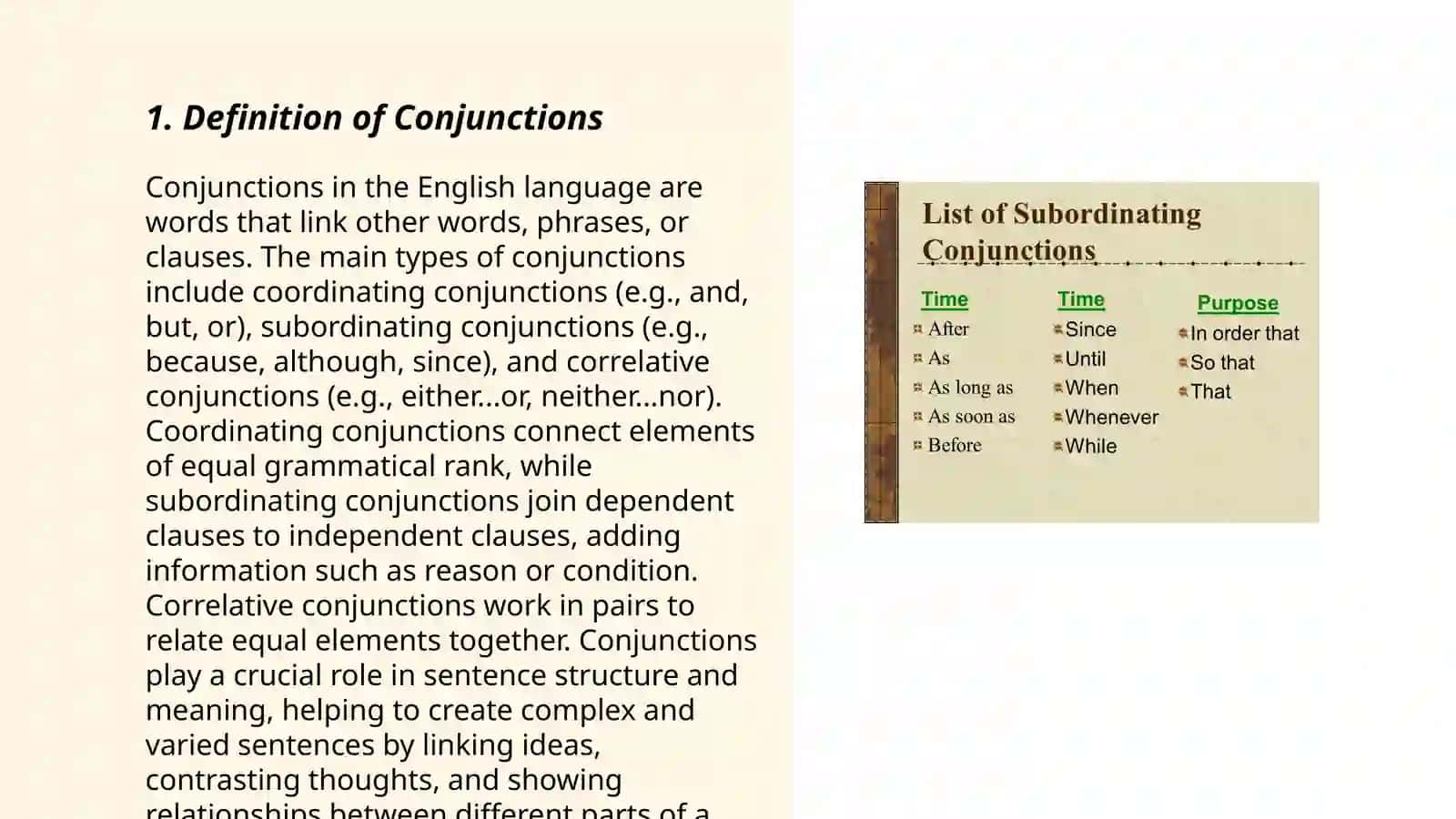 Conjuctions 3