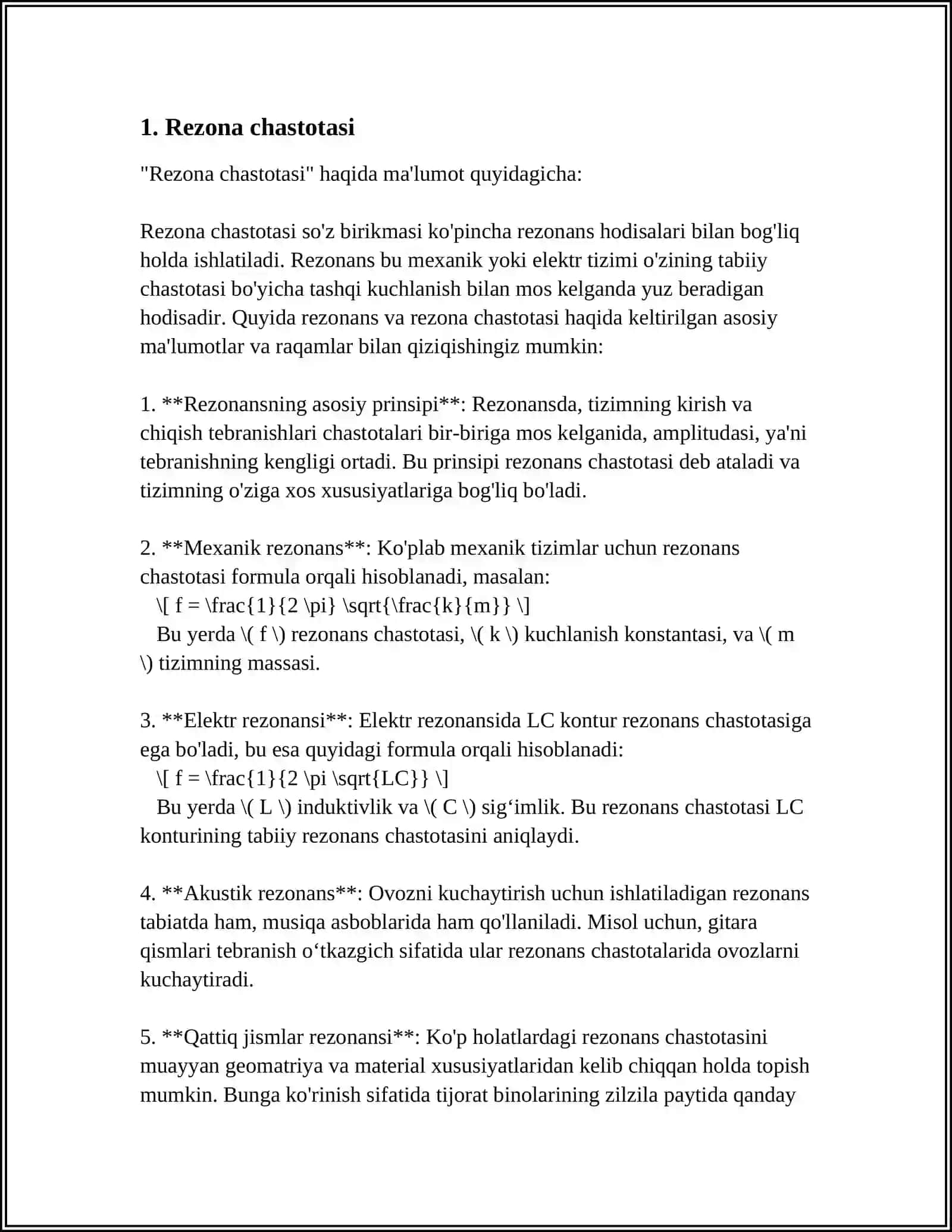 OʻZGARUVCHAN TOK ZANJIRDAGI REZONAS HODISALAR 3