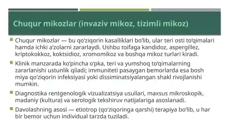 Chuqur mikozlar 3