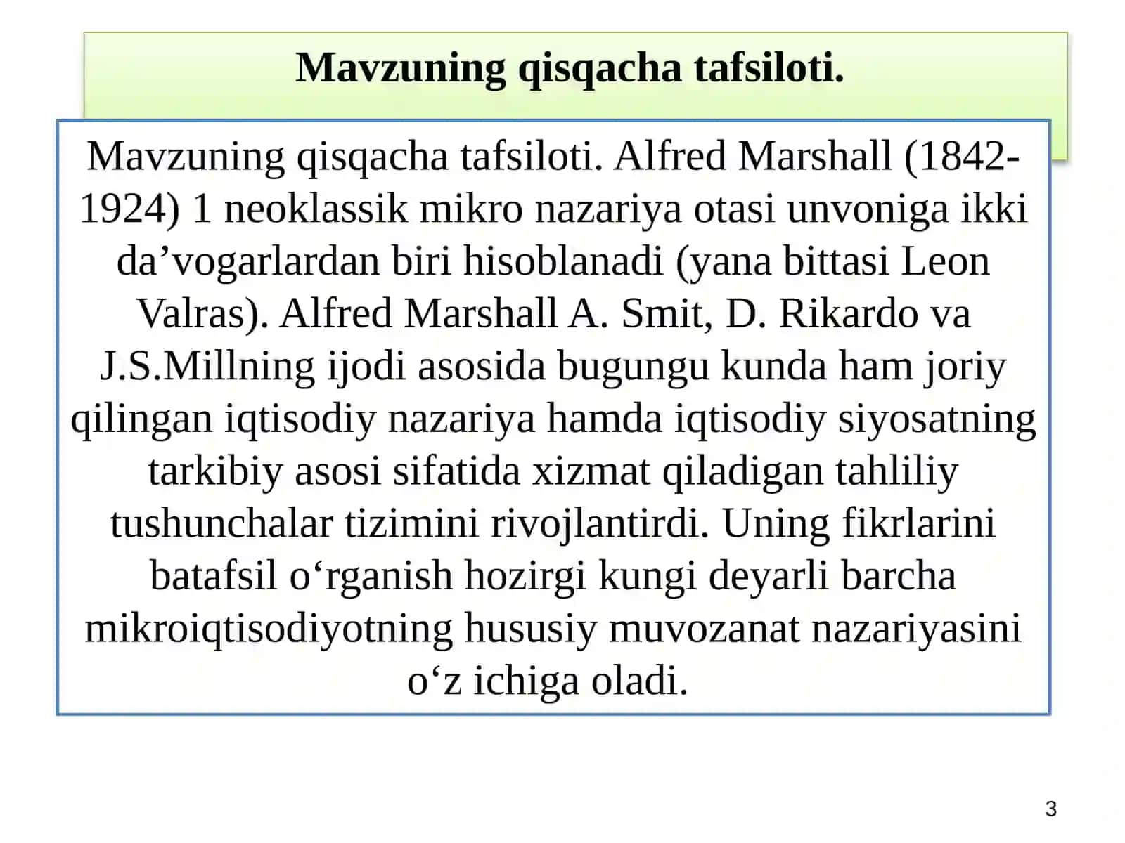 9-NEOKLASSIK MAKTAB IQTISODIY QARASHLAR 3