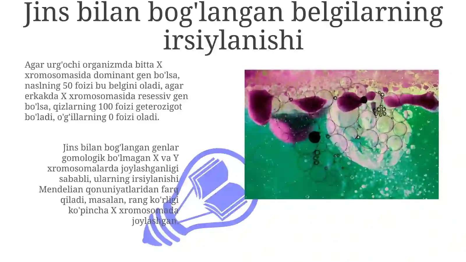 Tomas Morganning xromosoma nazariyasi 3
