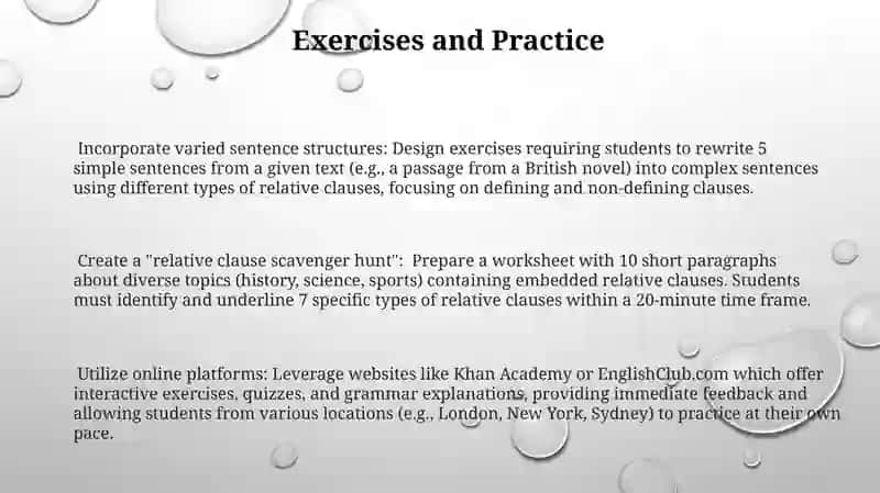 Relative Clauses 3