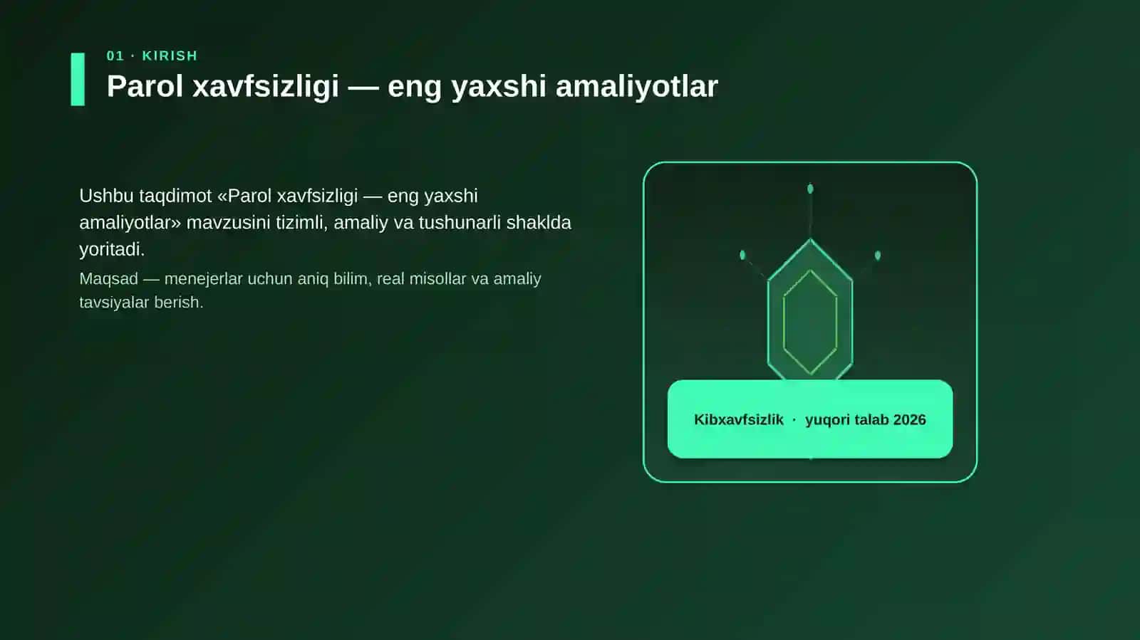 Parol xavfsizligi — eng yaxshi amaliyotlar 3