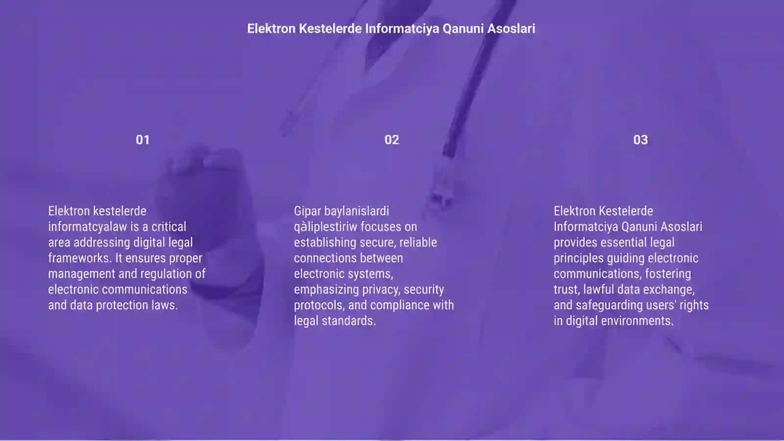 Elektron kestelerde informatcyalaw 3