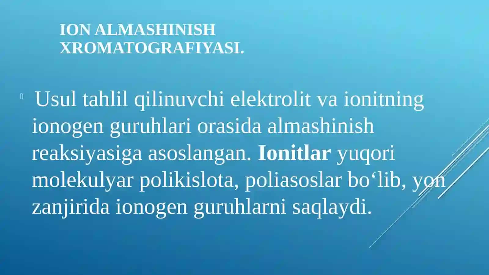 MIQDORIY TAHLILNI XROMATOGRAFIK USULLARI 3