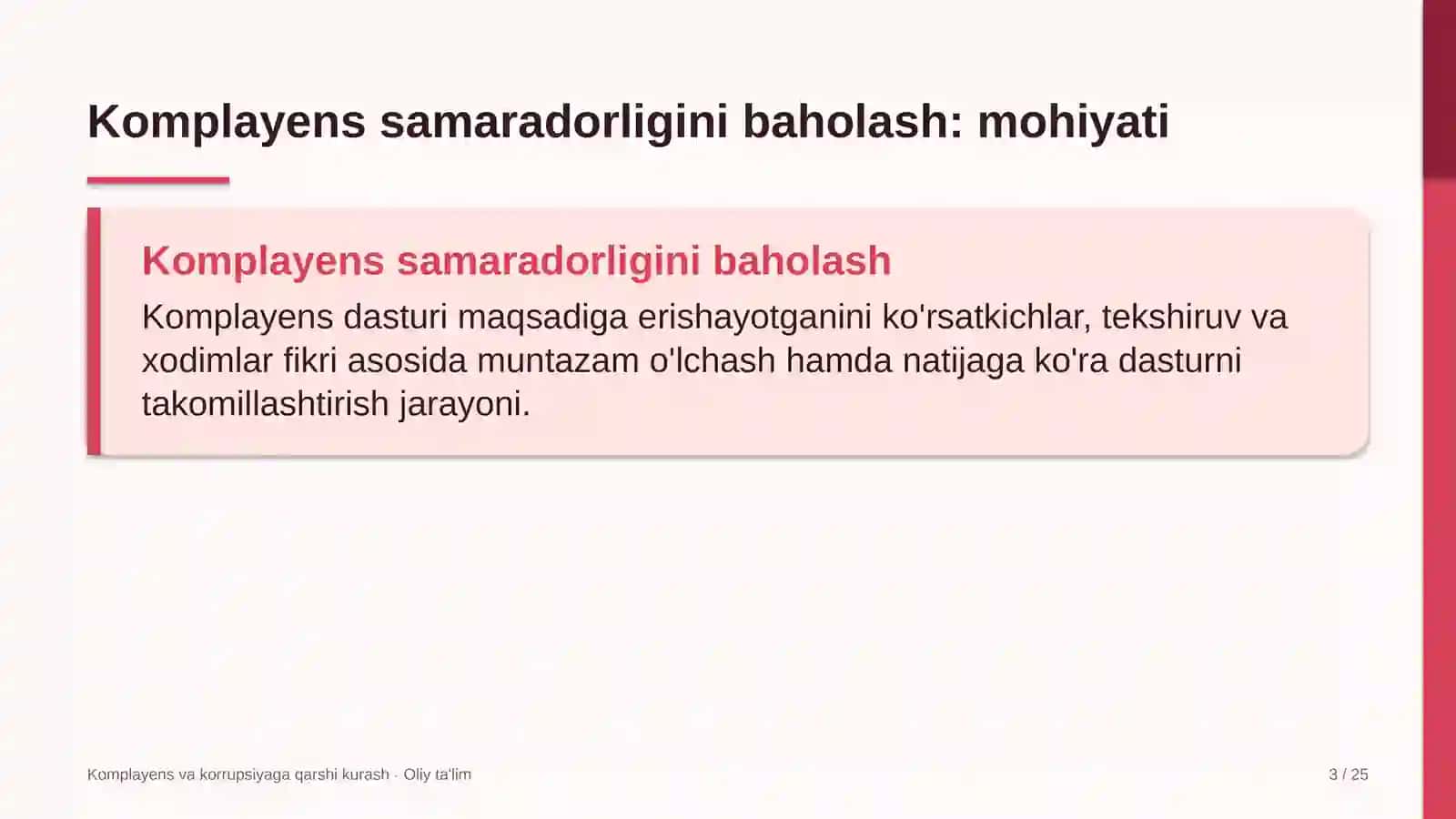 suv xo'jaligida komplayens samaradorligini baholash 5846 3