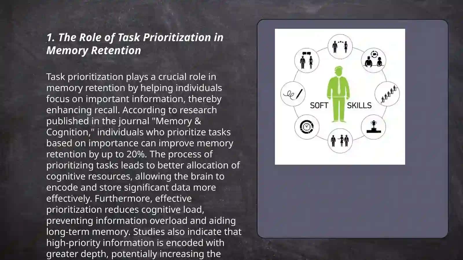 Task management skills improving memory 3