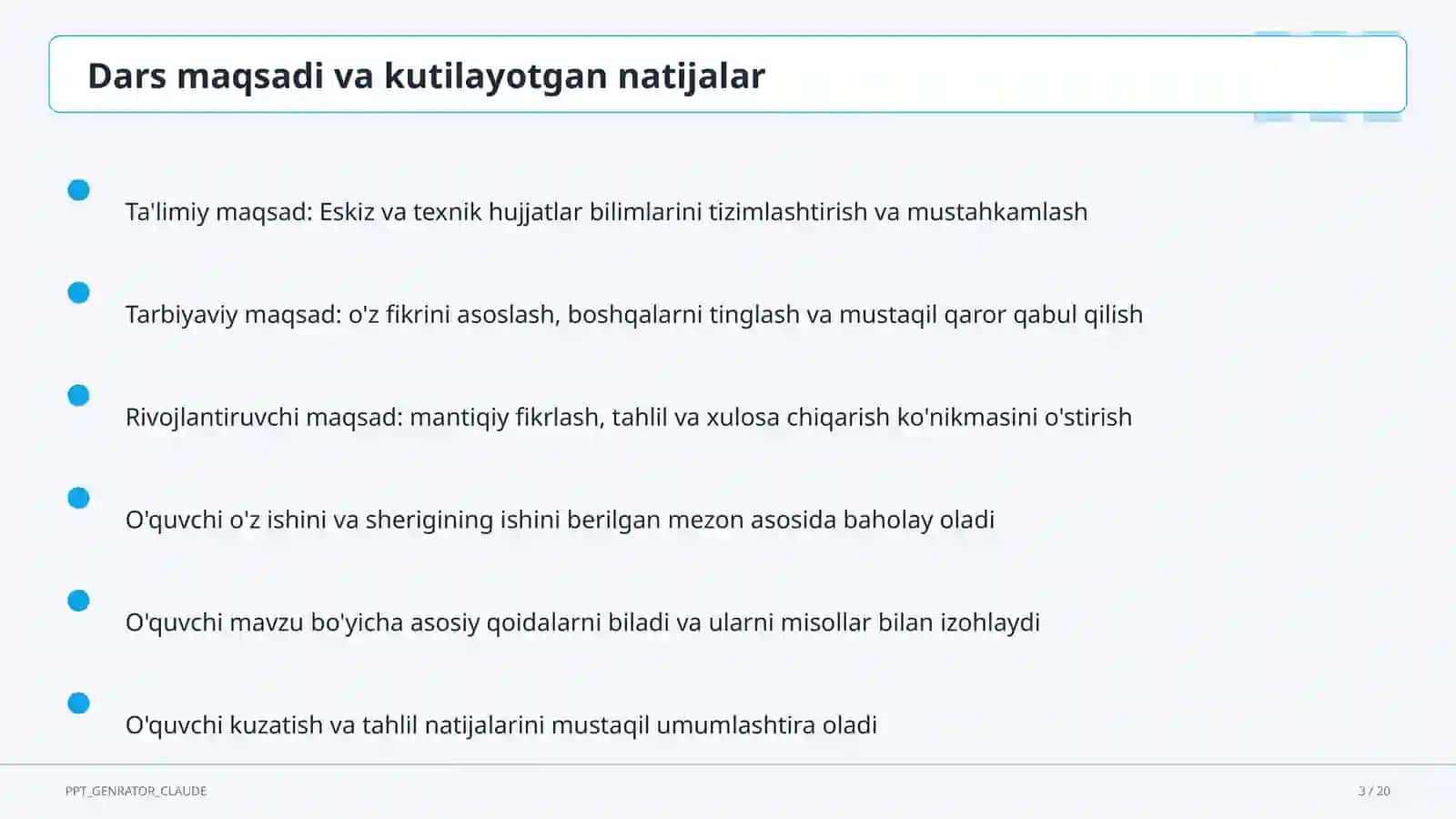 Eskiz va texnik hujjatlar (9-sinf) 3