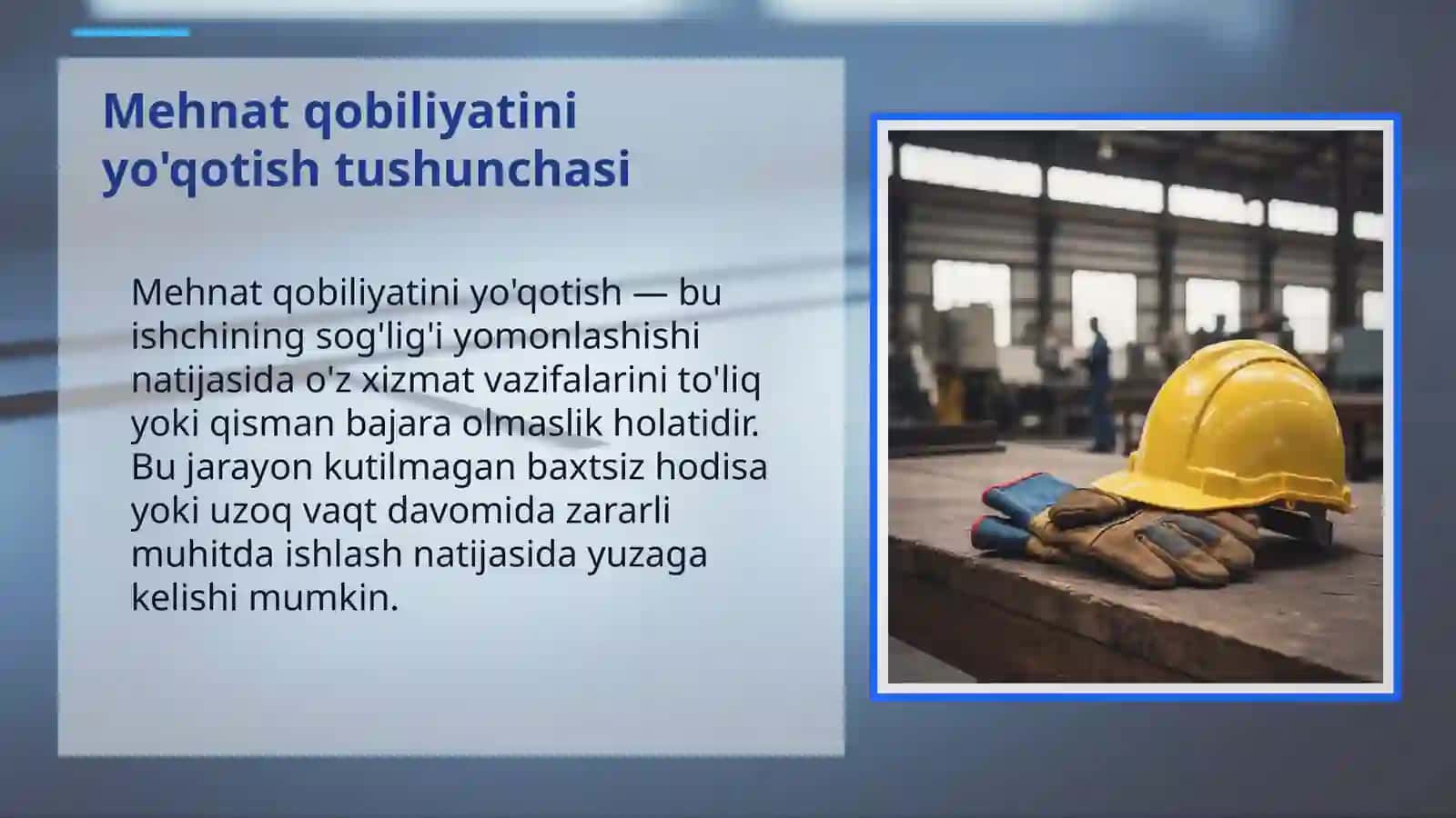 Mehmat qobiliyatini yo'qotilishi 3