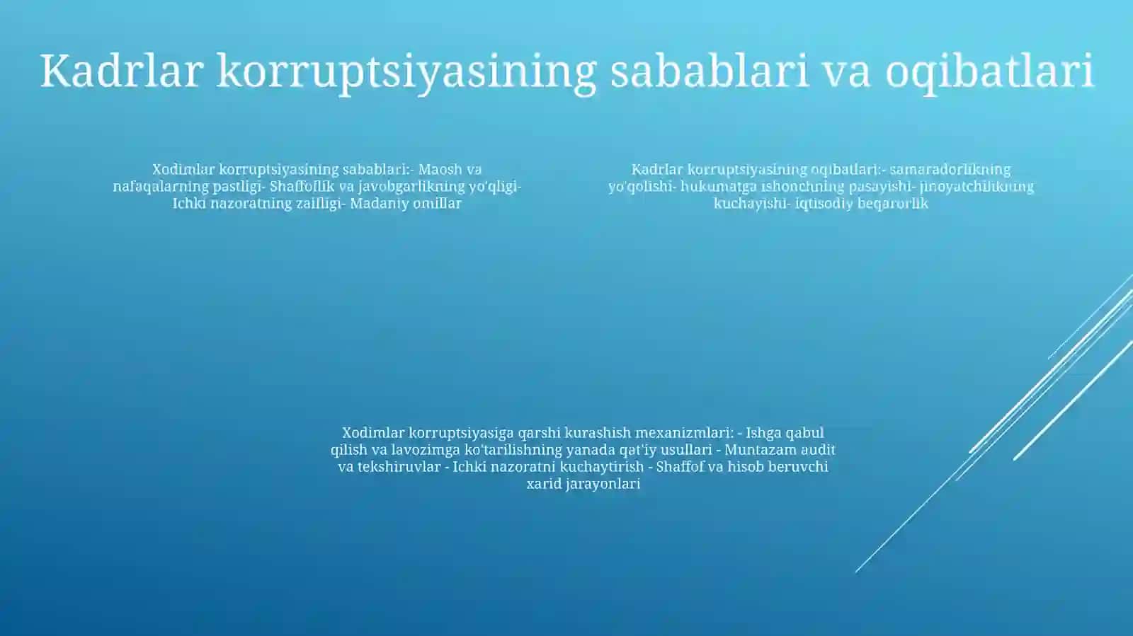 Kadrlar Korrupsiyasi Va Uni Bartaraf Etish Mexanizmlari 3