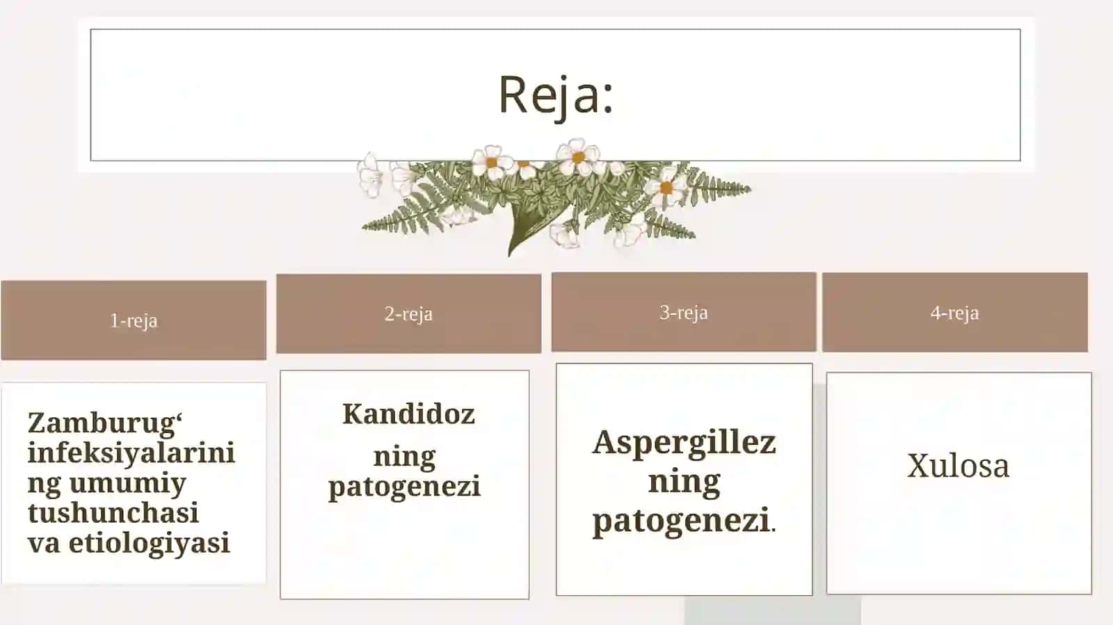 Zamburug‘ infeksiyalari patogenezi 3