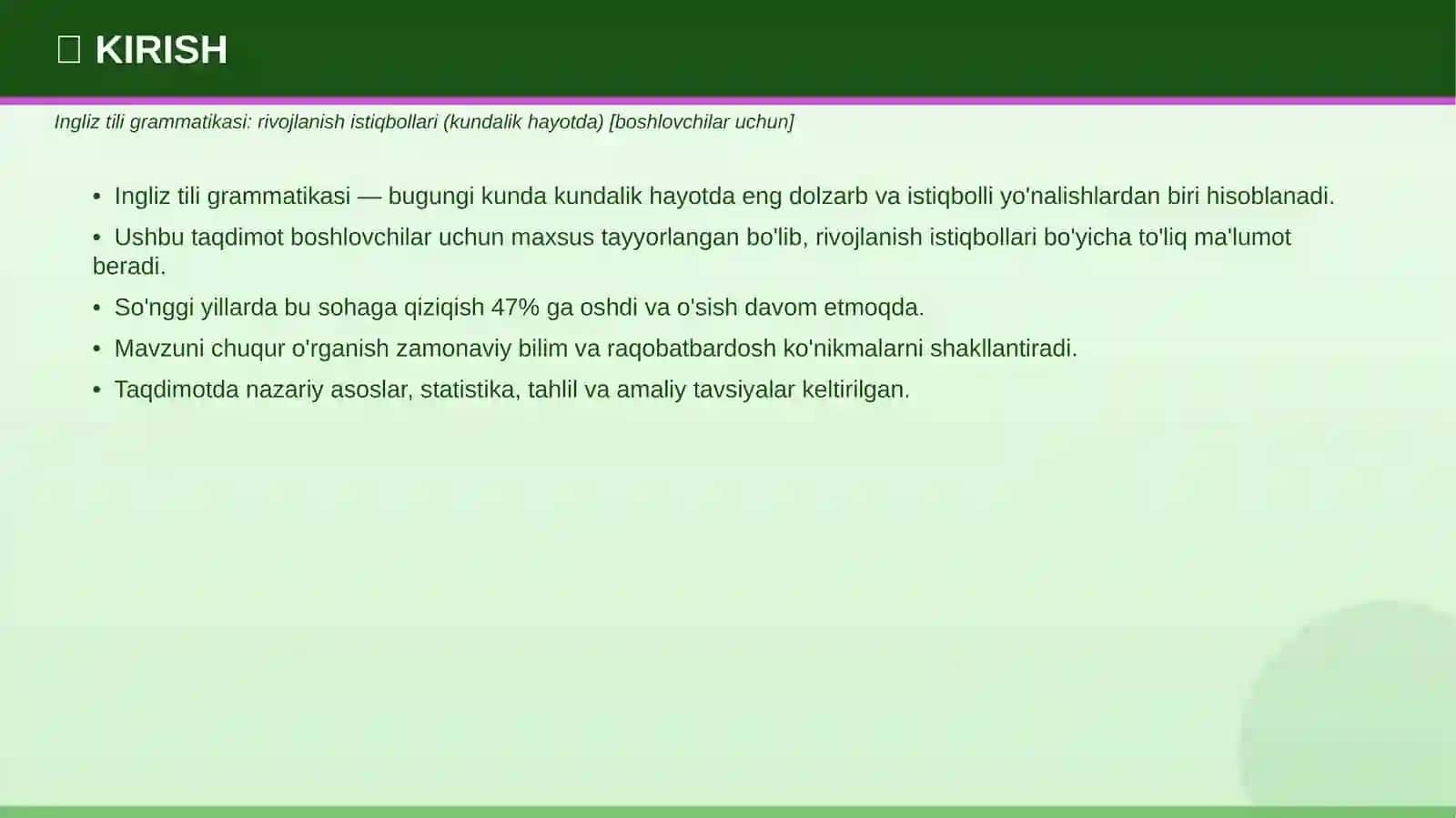 INGLIZ TILI GRAMMATIKASI 3