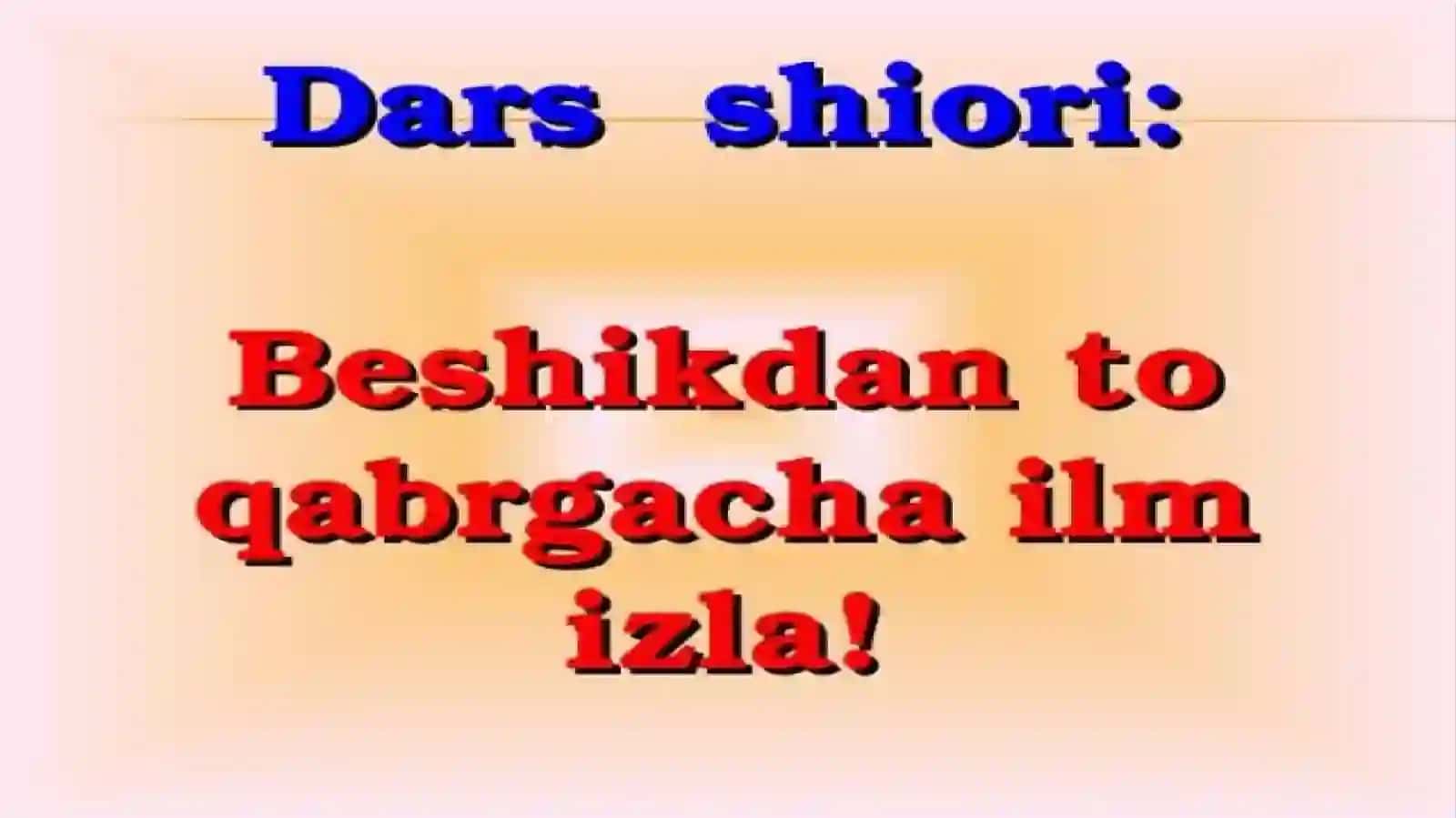 O‘zbektili 3