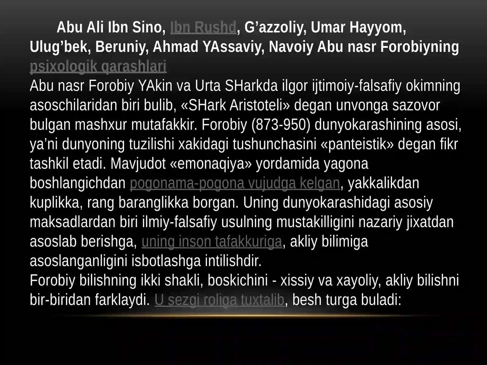 Sharq mutafakkirlarining psixologik qarashlari 3