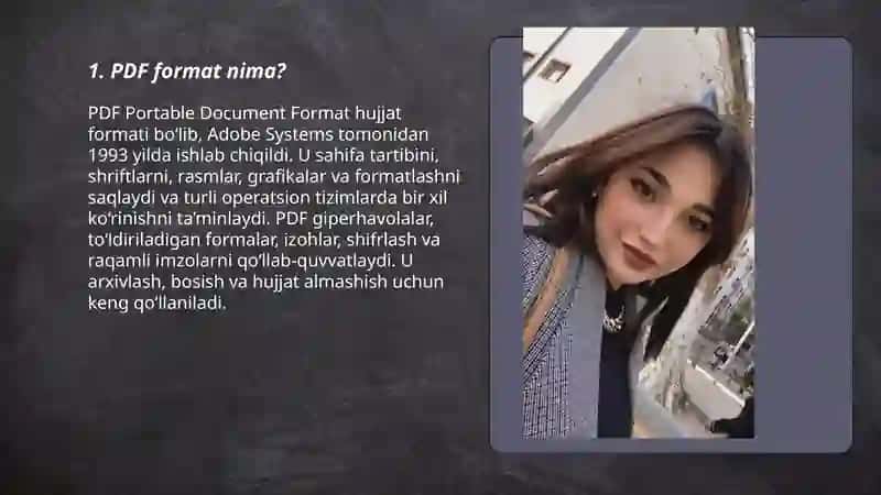 PDF format nima? 3